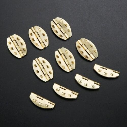 10x Hinge Parliament Decorative Hinges Wooden Jewelry Box Hinge Fittings Furniture Hardware with Screw 25*17mm