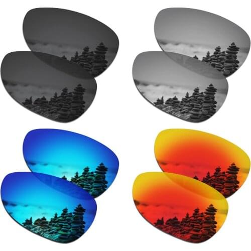 SmartVLT 4 Pairs Polarized Sunglasses Replacement Lenses for Oakley Felon - 4 Colors