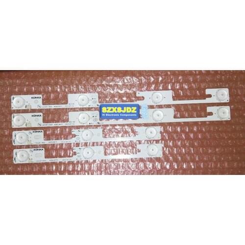 4PCS (2X4 LEDS* 3 V + 2X3 LEDs* 3 V ) New Universal Konka LED32F1100cf Light Bar 35018477 35018475