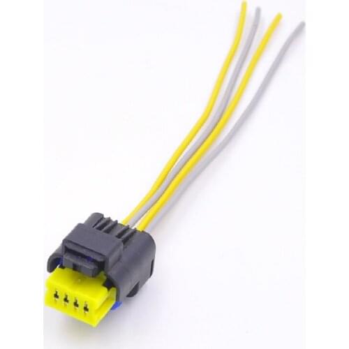 4Pin Car Gasoline Pump Assembly Plug Connector with wire For Peugeot 308 301 2008 Citroen C-Quatre Elysee EC5 1.6