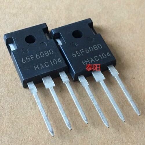 5 pcs/lote MOSFET IPW65R080CFD 65F6080 TO-247 700V43.3A Transistor original nuevo