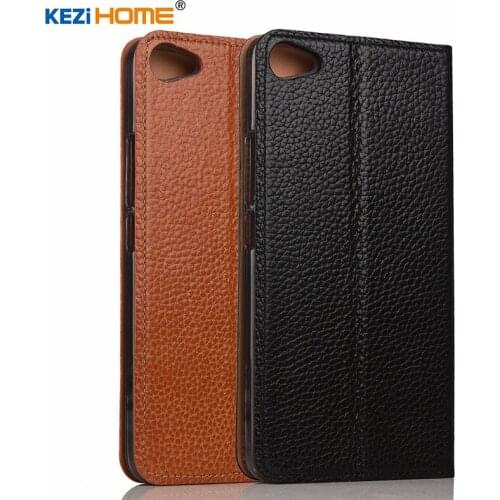 For ZTE Blade Z10 case KEZiHOME Litchi Genuine Leather Flip Stand Leather Cover capa For ZTE Blade Z10 Z 10 5.2" Phone cases