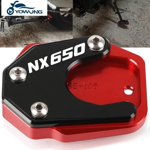For Honda NX650 NX 650 J-X Dominator 1993 1994 1995 1996 1997 1998 1999 Side Stand Enlarger Plate Kickstand Enlarge Extension