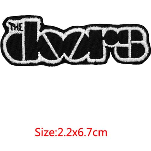 THE DOORS JIM MORRISON PUNK ROCK HEAVY METAL MUSIC SEW ON / IRON ON PATCH