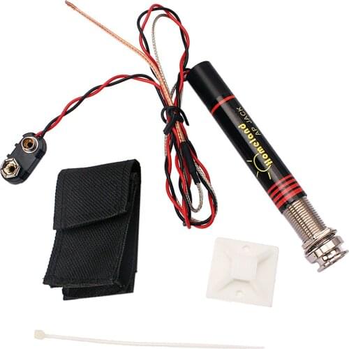 Endpin Jack Pickup Preamp Transducer Kit For Guitar/Ukulele/Mandolin