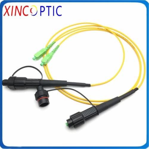 IP67 Waterproof HUAWEI Mini SC/APC to MINI SC APC OptiTap Connector 1/2/3/5/7M 3.0mm Yellow Cable Fiber Optic H Connector Cord