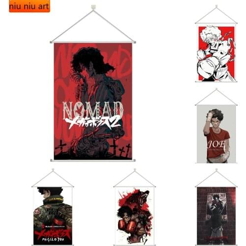 Japanese Anime Box Trash Dog Joe Alloy Scroll Cartoon Manga Wall Art Canvas Paintings Pictures Living Home Decoration