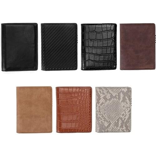 1 Piece Pu Learther Metal New Slim Credit Card Holder Aluminium Wallet for Card ID Holders Business Card Package RFID Protector