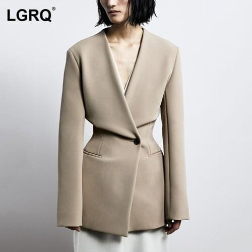 LGRQ Women's Long Blazers