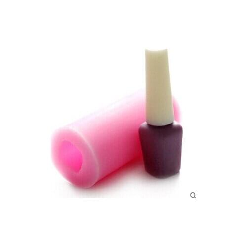 Hot Valentines day gift Nail Polish/Cosmetic chocolate mold silicon fondant Cake decoration mold wholesale fondant mold