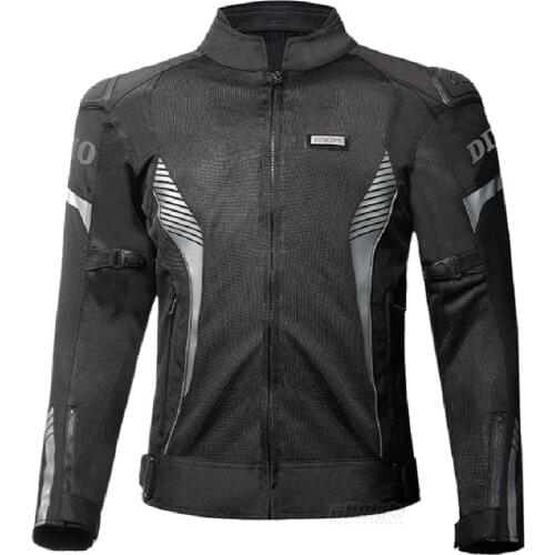 Motorcycle Jacket Men Motorcycle Biker Motobiker Breather Riding Motocross Suit Moto Pants & Jacket With Protection Four Season