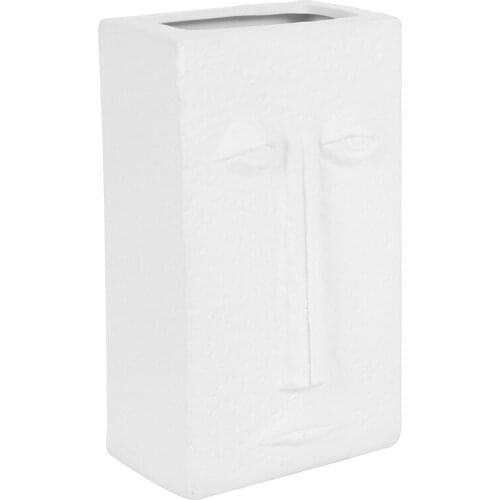 New White Ceramic Vase Living Room Decoration Nordic Style Home Decoration Accessories Flower Vases Home Decor