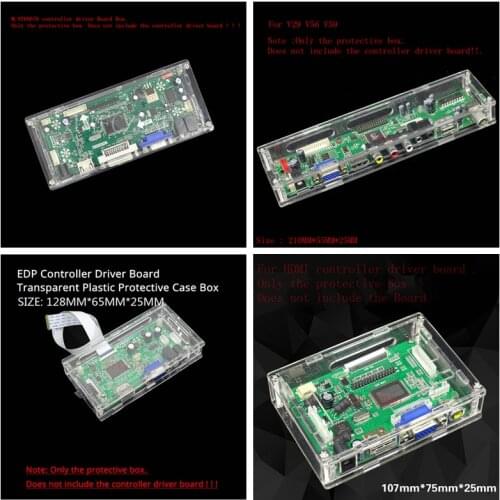 New Transparent Protective Box for LED LCD Screen TV29 TV53 TV56 3663 DVB-T EDP MNT68676 Controller Driver Board