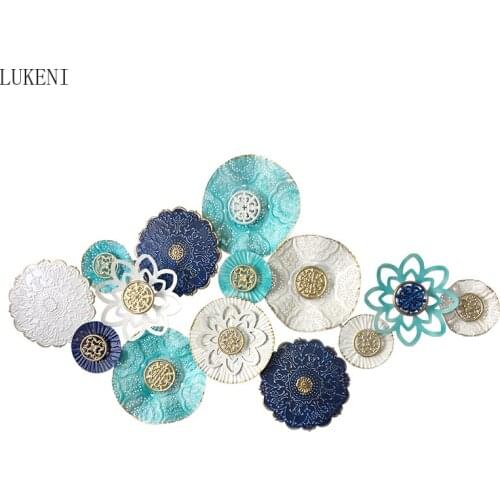 Light Luxury Living Room Metal Sofa Background Wall Creative Pendant Bedroom Home Decorations Wrought Iron Wall Decoration