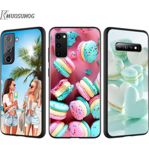 Silicone Cover Ice Cream Foods For Samsung Galaxy S21 S20 FE Ultra S10 S10E Lite S9 S8 S7 Edge Plus Phone Case