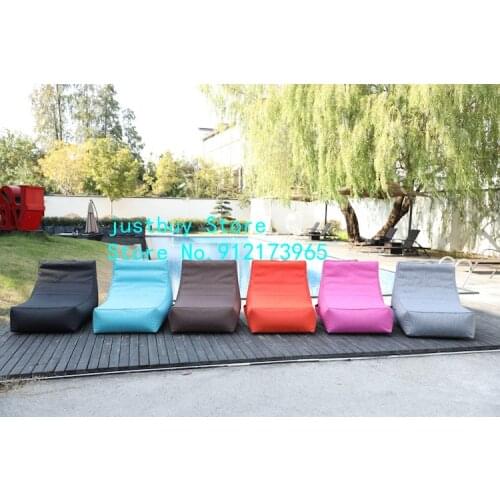 Foldable Waterproof outdoor lazy beanbag sofa lounge big cushion bean bag chair in square shape