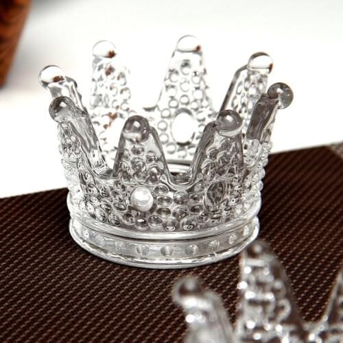 Glass ashtray wholesale creative crown ashtray