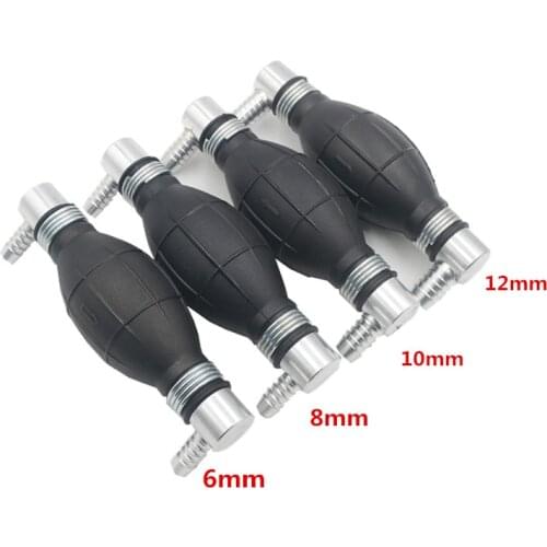Fuel Pump 6/8/10/12mm Rubber Bulb Type Fuel Transfer Vacuum Fuel Gas Line Hand Primer Pump