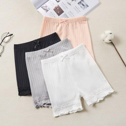 Girls Safety Pants Kids Short Pants Underwear Children Summer Solid Shorts Underpants for 2-10 Years Old Kids Clothing
