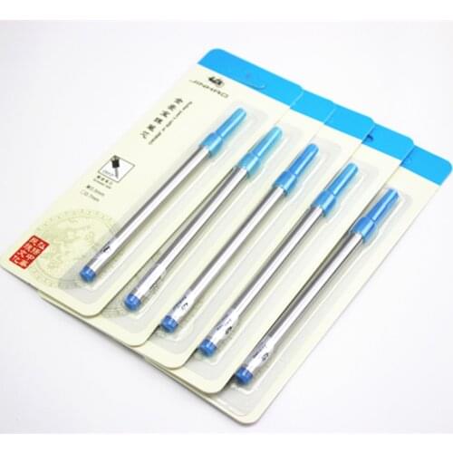 High Quality 5pc black / blue jinhao Ink Pen Refills for jinhao roller ball pen screw style refill accessories 0.7mm or 0.5mm