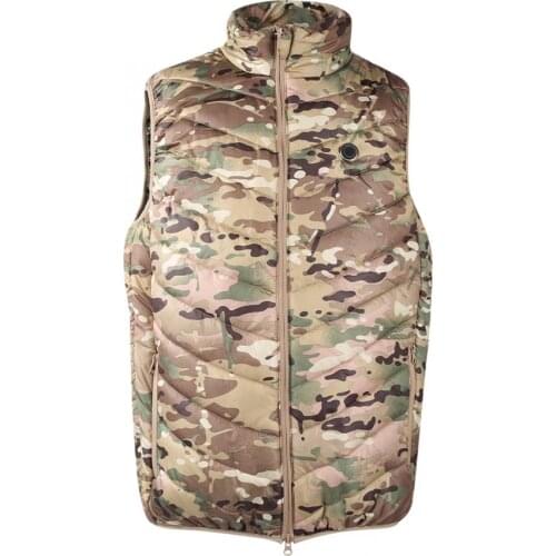 Heating Vest USB Electric Heating Waistcoat Temperature Adjustment Electric Waistcoat Vest Camouflage Outdoor Hiking Vest