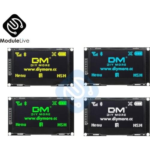 2.42 inch LCD Screen 12864 OLED Display Module IIC I2C SPI Serial C51 STM32 SSD1309 for Arduino 128X64 White/Blue/Green/Yellow