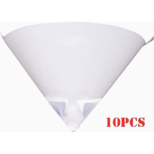 10 Pcs Paint Filter Paper Purifying Straining Cup Funnel Disposable Paper 100 Mesh Paint Filte Mesh Conical Nylon Micron Paper