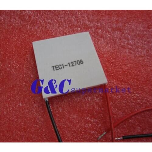 5PCS TEC1-12706 Radiator Thermoelectric Cooler Cooling Pell Panel 12V 60Wdiy Electronic Kit Accessories