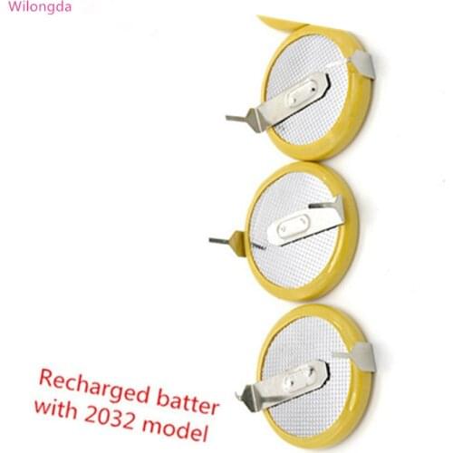 Wilongda Car key Recharged battery LIR 2032 2025 model for BMW car key remote control battery