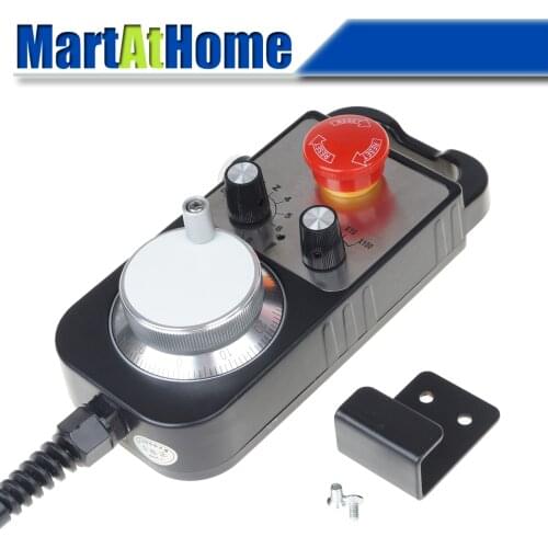 CNC 2/4/6/7 Axis MPG Pendant Manual Pulse Generator Handwheel 5V 100PPR for FAGOR GSK Siemens MITSUBISHI FANUC System