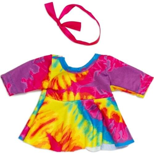 D&B new born baby clothes 12 inches 30cm dress suit bohemian style for black dolls accessories holiday gifts