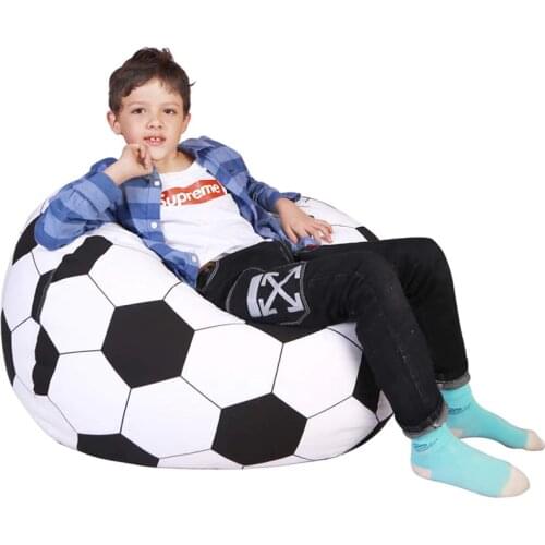 38" Multiuse Baby Sofas Washable Foldable Chairs for Kids Toys Storage Bag Beanbag Cover Stuffed Animal Holder Childrens' Sofa