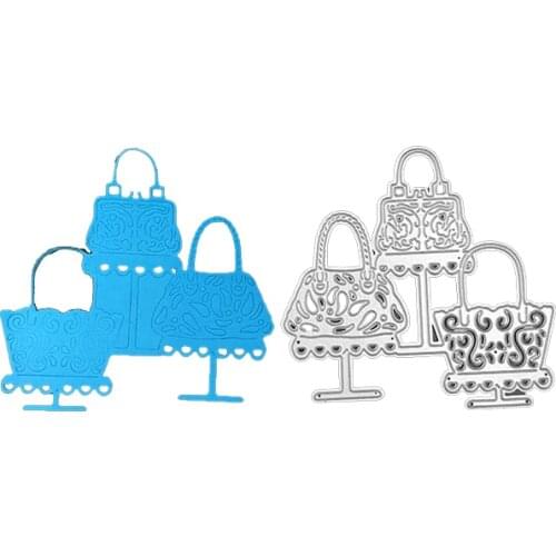 Julyarts Handbag Die Cuts for Card Making Scrapbooking Dies Stencil for Handmade Paper Card Making Scrapbooking