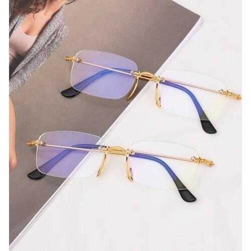 1PC Fashion Portable Diamond-cut Reading Glasses Anti-UV Blue Rays Presbyopia Eyeglasses Ultra Light Far Sight Glasses Vision