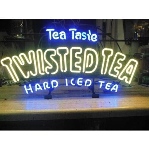 Neon Sign for Hard Iced Tea neon bulb Sign Beer Coffee Club Neon lights Sign glass Tube Iconic Design Wine Advertise Night Light