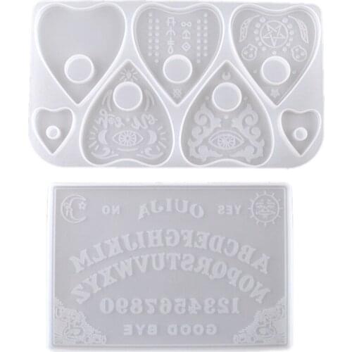 New DIY Epoxy Resin Mould Divination Board Silicone Molds for Making DIY Crafts, Pendant, Keychain, Necklace, Home Decor