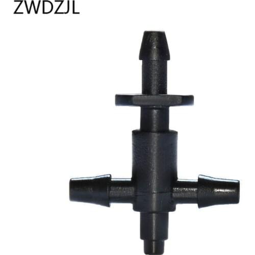 Drip irrigation Drip arrow 3 way Connector 1/8 2 way water distributor 3/5 hose barb water connector adapter 20pcs