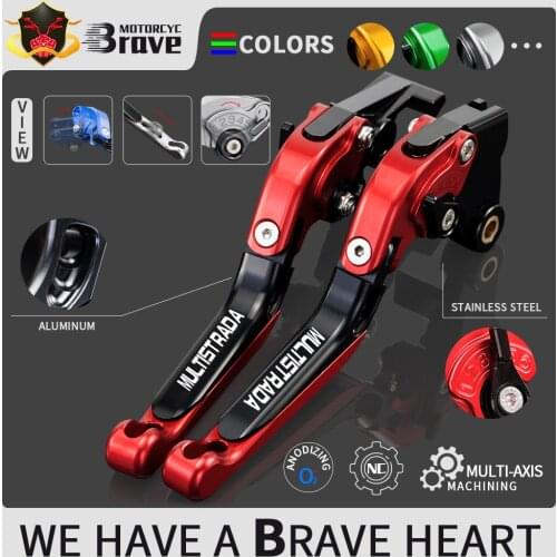 Motorcycle Adjustable Brake Clutch Levers Folding Extendable for DUCATI MULTISTRADA 1200/1260/S/GT 2010-2018 2017 2016 2015 2014