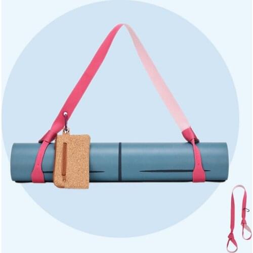 Yoga Mat Strap Anti-skidding Double-sided Yoga Mat Portable Bundling Belt Sling Adjustable Shoulder Strap for Yoga Accessories