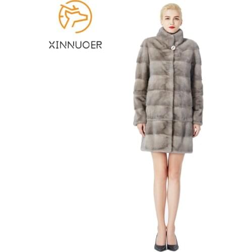 New natural Mink fur coat ladies Winter coat can adjust the length of the clothes can be customized large size 6XL7XL
