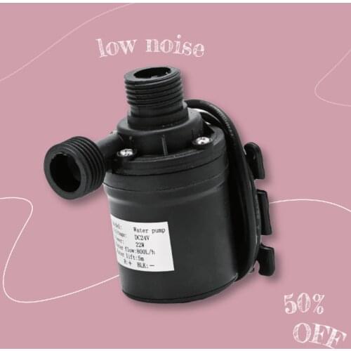 Top Quality ZYW 800L/H 5m DC 12V 24V Solar Water Heater Brushless Motor Circulation Submersible Water Pump Various