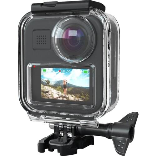 Used for Gopro Max Waterproof Shell Underwater Diving Underwater Touch Function Protective Shell 20M with Bracket Accessories