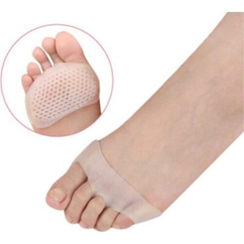 1 Pair Silicone Soft Pads High Heel Shoes Slip Resistant Protect Pain Relief Foot Care Forefoot Half Yard Invisible Gel Insoles