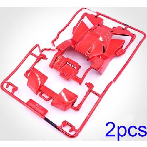 2Pcs BROCKEN GIGANT Electroplated Car Cowl Hard Car Shell Cover Housing Body For 19411 1/32 Tamiya MINI 4WD Racing Car Model