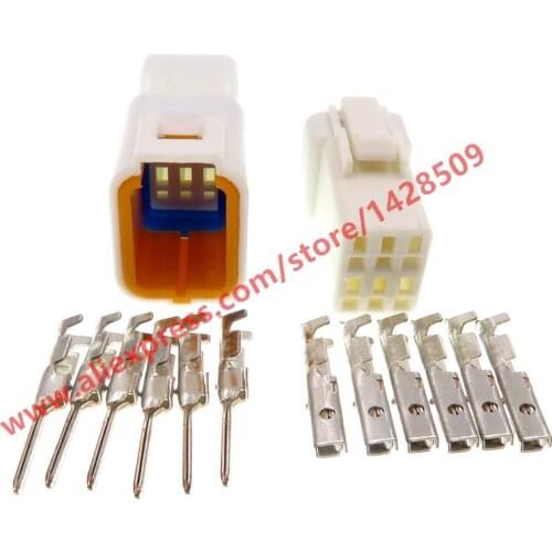 20 Sets 6 Pin Electrical Auto Sealed Plug For Wire Connector Socket 06R-JWPF-VSLE 06T-JWPF-VSLE
