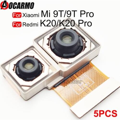 5Pcs Front & Back Camera For Xiaomi Mi 9T Pro Main Big Rear Camera Flex Cable For Redmi K20 Pro Replacement Repair Parts