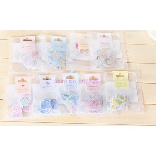 500packs,70pcs/pack Kawaii Stickers Romantic Small Sticker Painted Watercolor Diary Photo Decorative Stickers