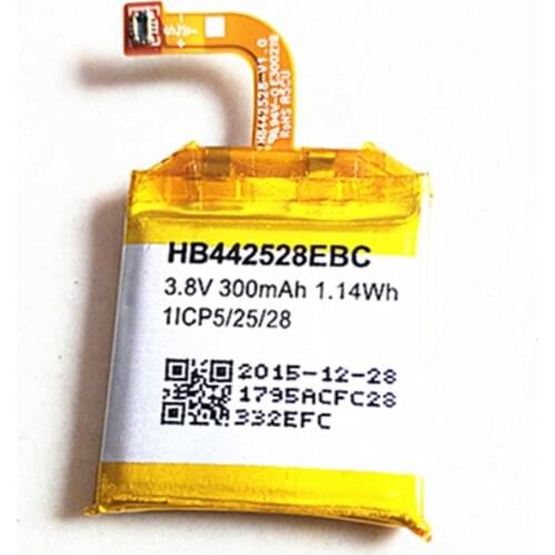 300mAh Original HB442528EBC 1ICP5/25/28 Battery for Huawei Watch Smart Watch Huawei Watch Jewel Huawei Watch Elegant