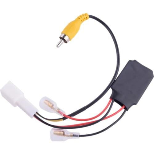 Car 4 Pin Reverse Camera Retention Wiring Harness Cable Plug Adapter Connector Fit For Toyota