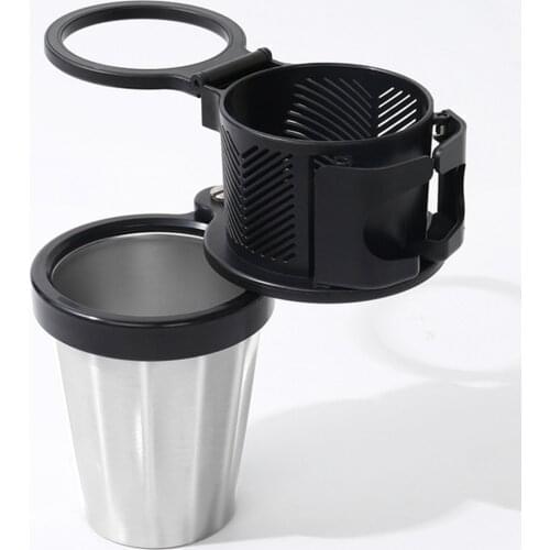 4-in-1 Car Cup Holder Universal Keep Warm Multifunction Water Cup Holder Air Outlet Splittable Phone Holder 음료 쿨러